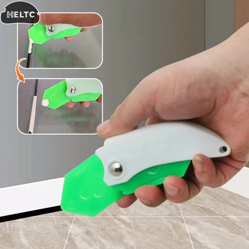 Glass Glue Scraper, Multi-function Applicator for Window & Tile Grout Edge Removal
