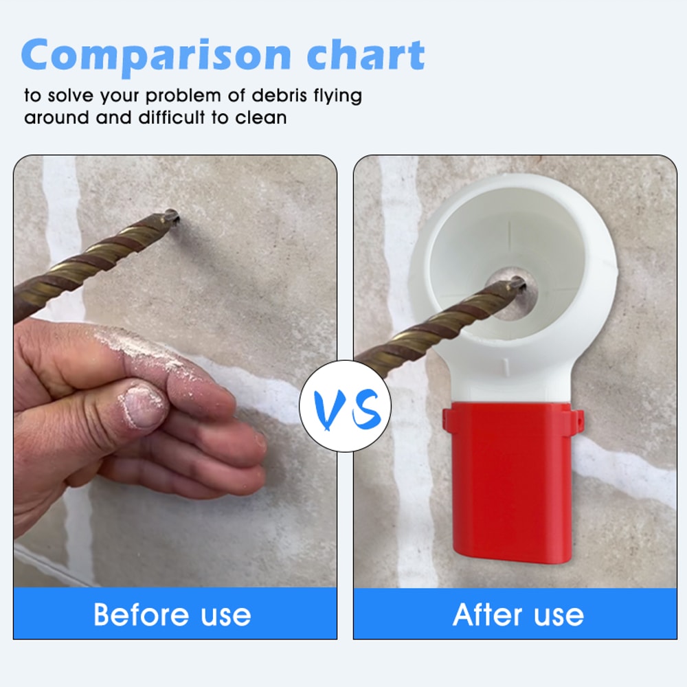 Electric Hammer Drilling Dust Cover Electric Drill Dust Stopper Household Drill Debris Catcher 4