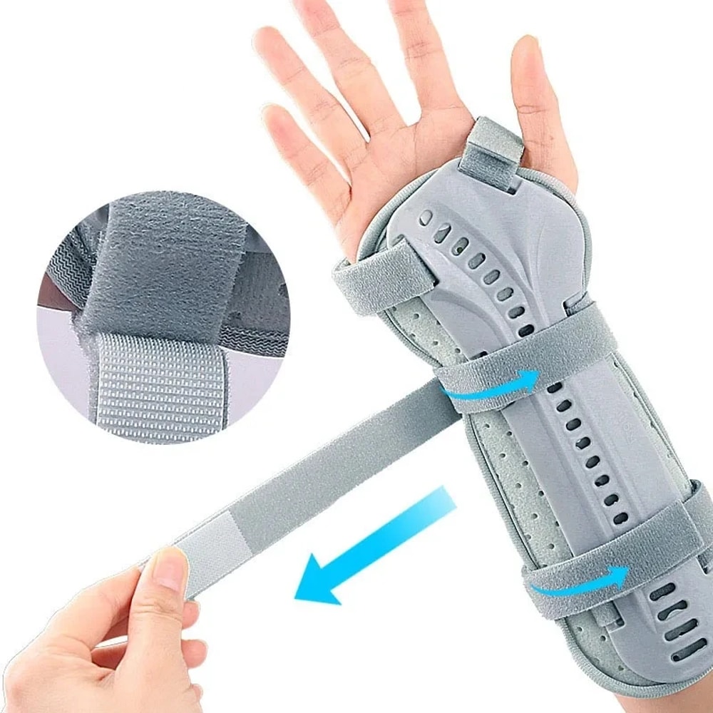 Breathable Fixed Wrist Brace, Adjustable Double-sided Thickened Splint Hand Support