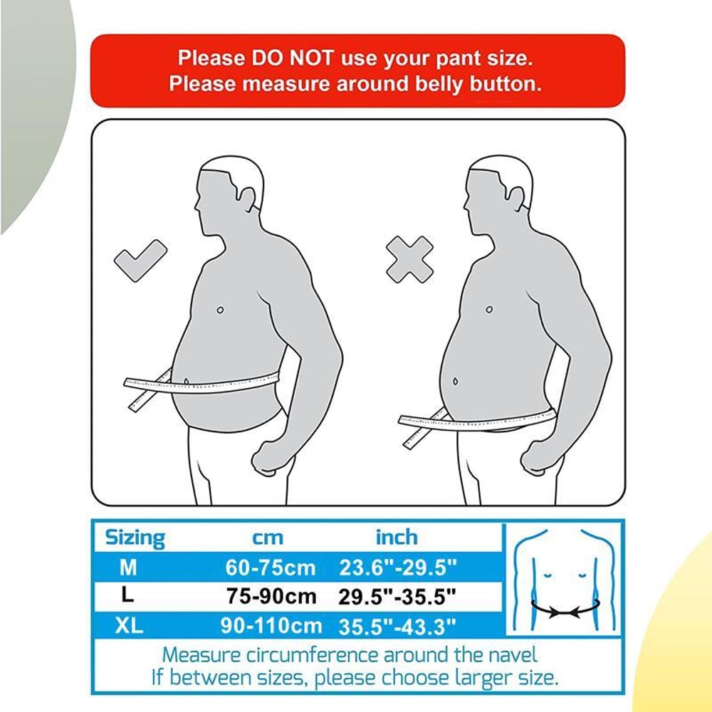 Abdominal Binder, Thermal Kidney Waist Support, Lumbar Support Waist Warmer