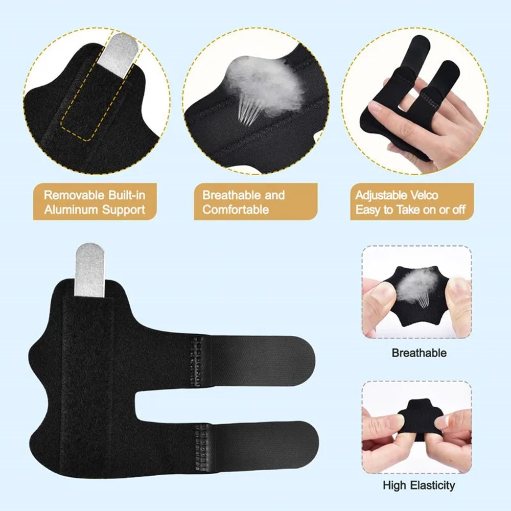 Finger Support Brace For Broken Fingers Trigger Finger Splint Immobilization Pain Arthritis Stabili 1