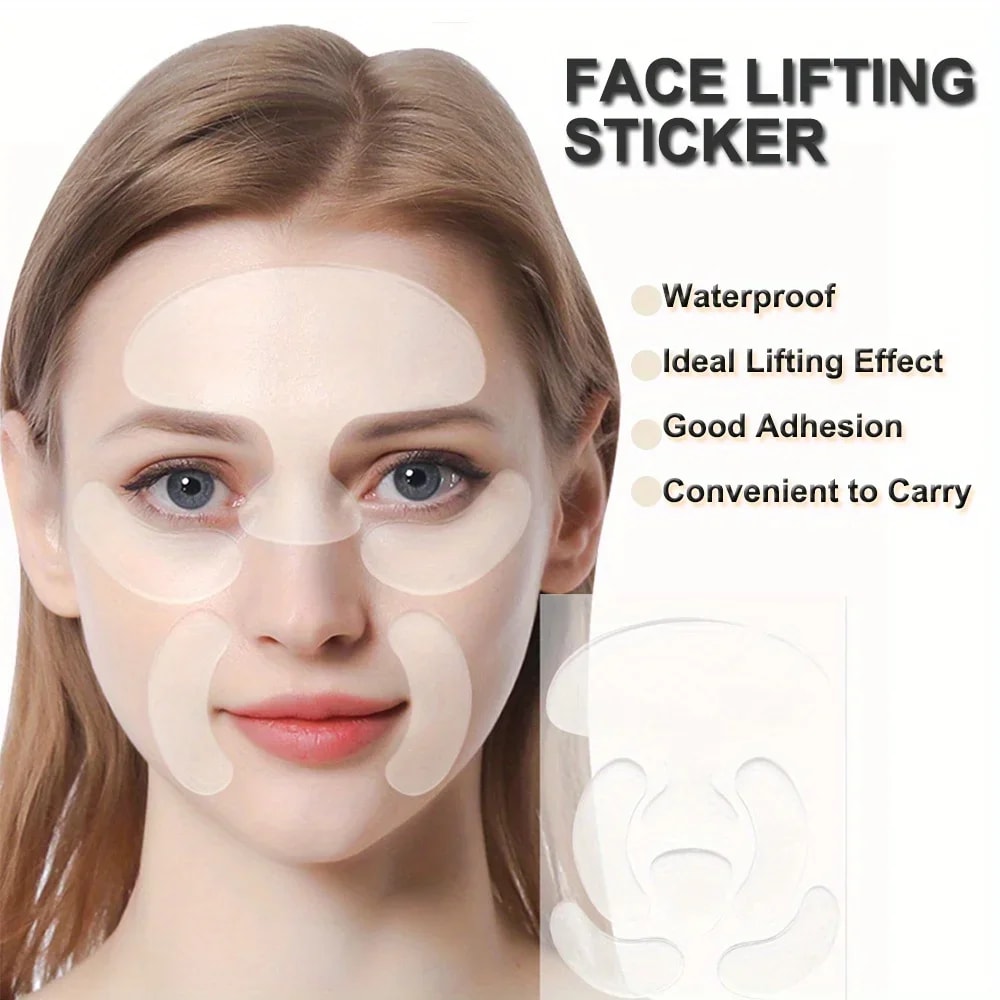Anti-Wrinkle Aging Patch with Skin Lifting Tool for Face, Neck, Forehead, and Hands