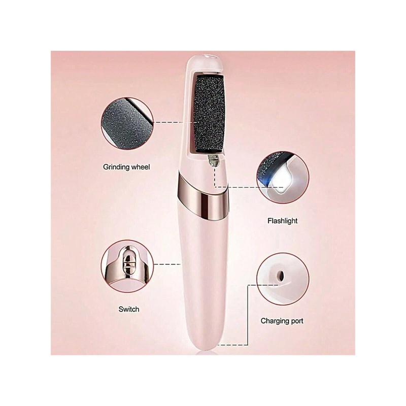 Electric Foot Grinder Pink Electronic Tool File Healing Tissue Remover 1