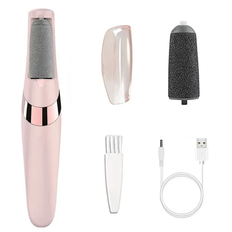 Electric Foot Grinder Pink Electronic Tool File Healing Tissue Remover 7