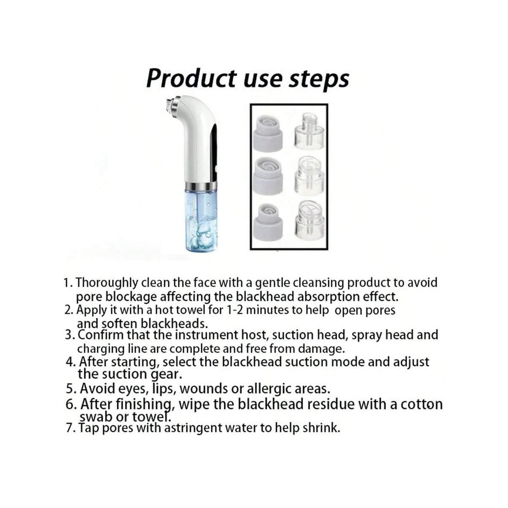 Electric Acne Remover Blackhead Remover Facial Cleaner USB Charging