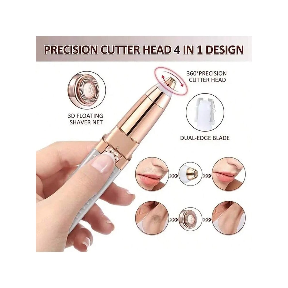 Eyebrow Trimmer Epilator Electric Hair Removal Shaver For Women Painless Body And Facial Hair Remov 5