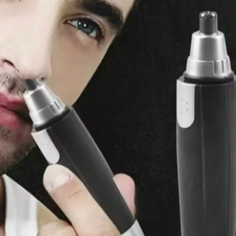 Professional Electric Nose Hair Trimmer, Painless Nose and Ear Hair Trimmer for Women Men, Waterproof Stainless Steel