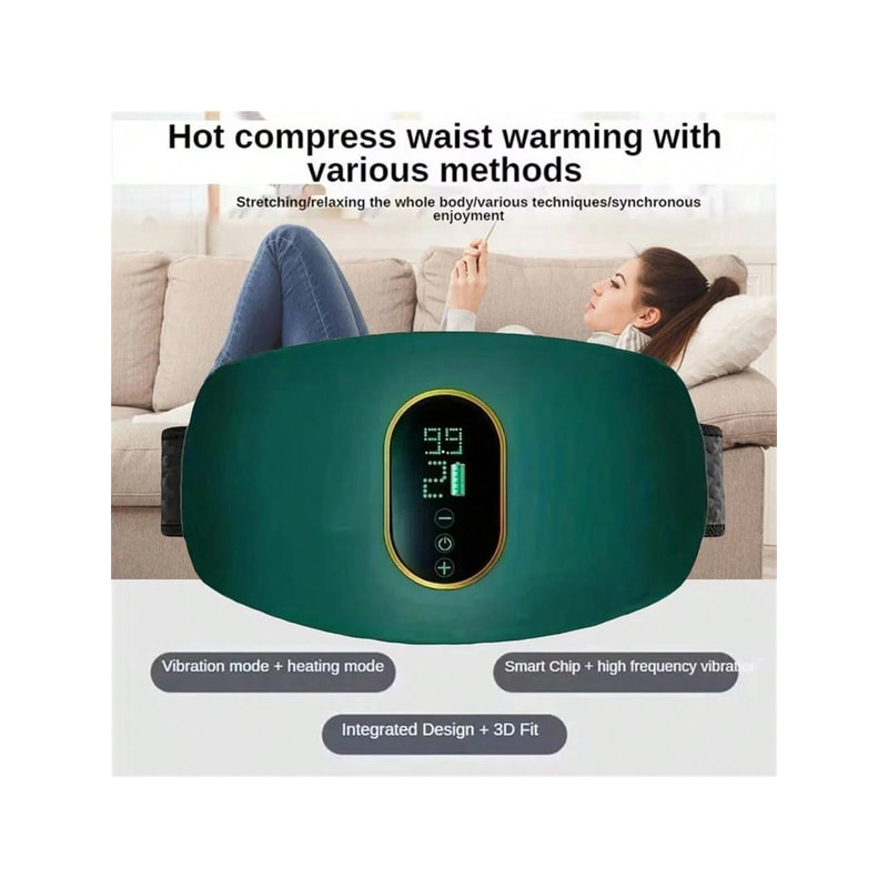 Home Abdominal Massager, Intelligent Waist Massager, Rechargeable Body Massage Device