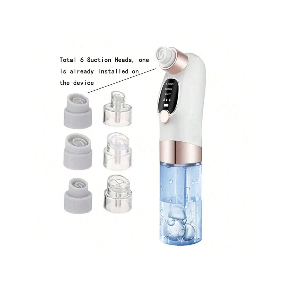 Water Circulation Pore Vacuum Cleaner, Pimple Extractor Tools with Adjustable Gears, Suction Heads Beauty Device