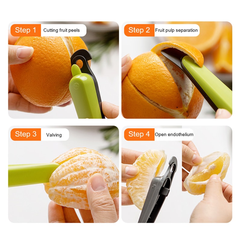 Multifunctional Orange Peeler, Grapefruit Lemon Cutter, Peeling Knife for Kitchen Fruit & Vegetable Tools