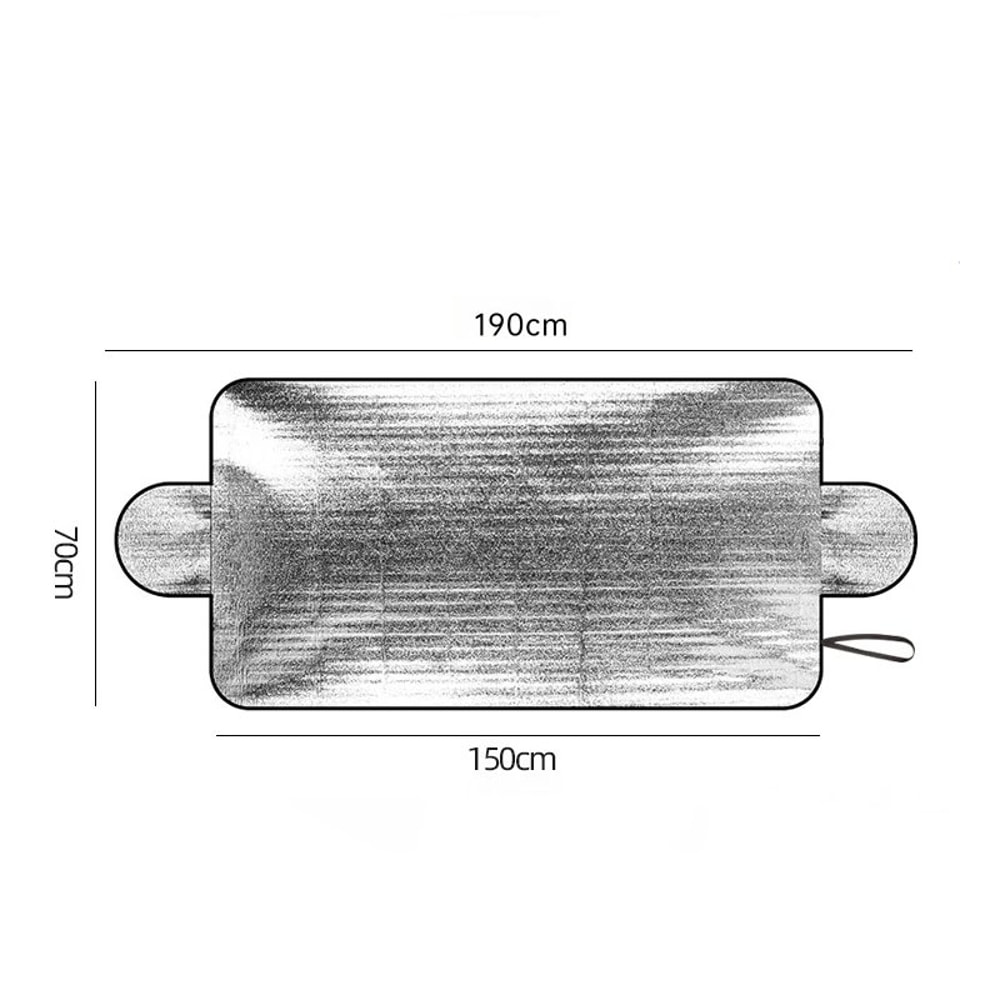 Frost Ice Rain & Sun Protector, Universal Car Windshield Snow Cover for Most Cars & SUVs, Auto Windscreen Shield