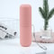 Vertical Stripe Travel Toothbrush Box, Brushing Cup, Toothware Storage