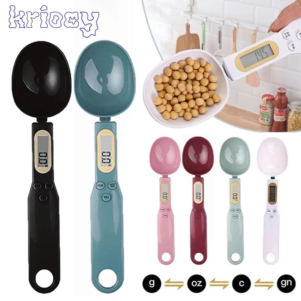 Digital Spoon Scale Mini LCD Measuring Kitchen Tool For Flour Milk Coffee 0