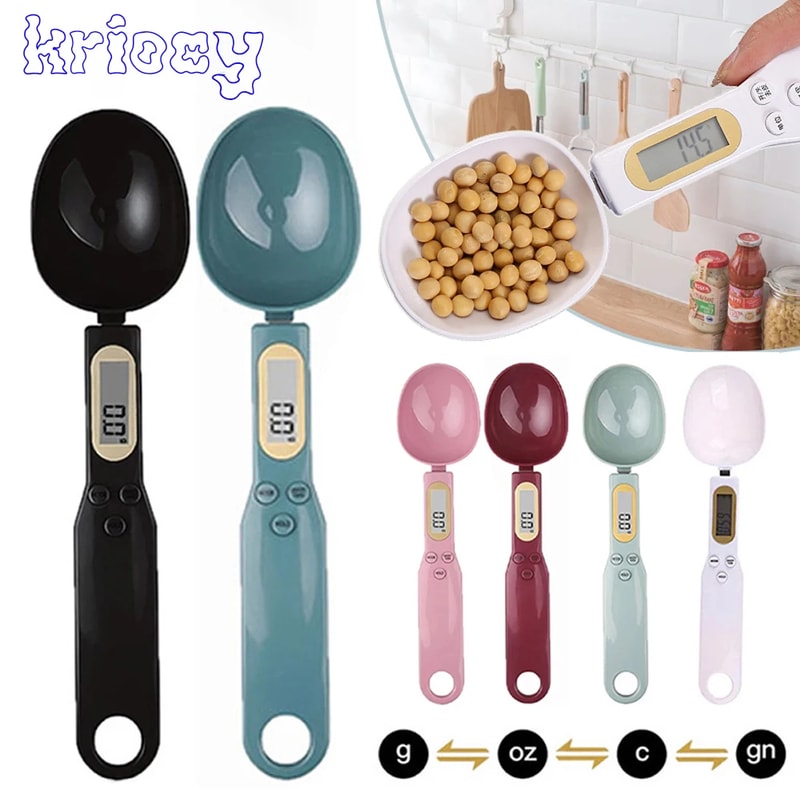 Digital Spoon Scale Mini LCD Measuring Kitchen Tool For Flour Milk Coffee 0