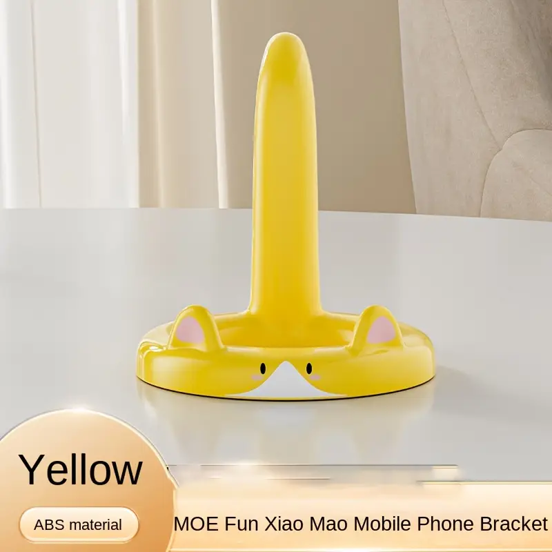 Adjustable Cartoon Cat Phone Stand, Cute Holder for Smartphones