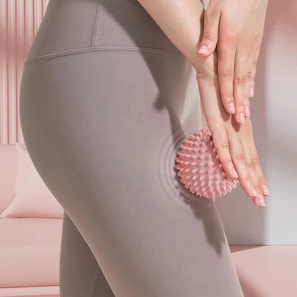 Spiky Roller Massage Ball for Deep Tissue Trigger Point, Myofascial Release, Muscle Recovery Pain Relief