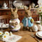 Cute Easter Resin Decoration, Rabbit Miss Rabbit's Little Ornament for Party Home Holiday Gift