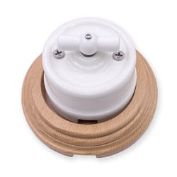 ceramic knob rotary switch for wall light, high quality eu socket