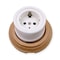 Ceramic Knob Rotary Switch For Wall Light High Quality EU Socket 1