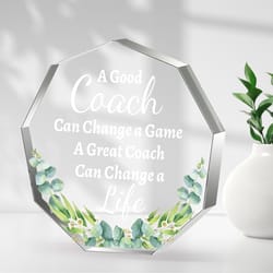 inspirational thank you gift for women men, acrylic appreciation sign for coworkers, farewell office gift