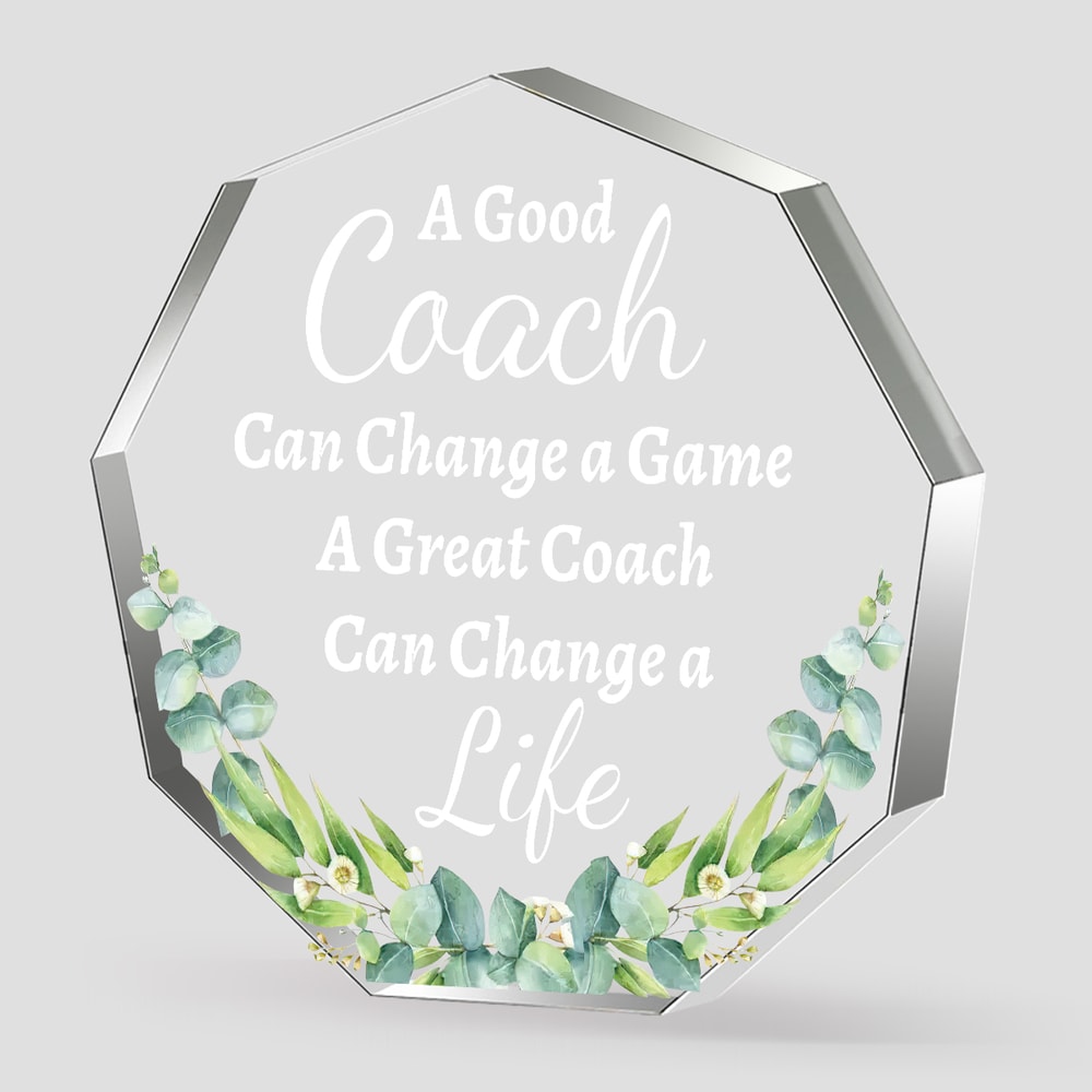 Inspirational Thank You Gift for Women Men, Acrylic Appreciation Sign for Coworkers, Farewell Office Gift