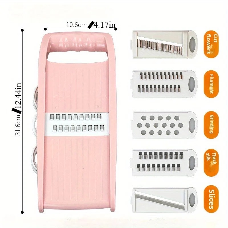 Versatile Mandoline Food Slicer, Grater for Potato, Cheese, Vegetable, Carrot, and Cucumber - Must-Have Kitchen Tool