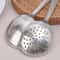 Heat Insulated Handle Kitchen Utensils, Stainless Steel Ladles for Soup & Rice with Drain Hole