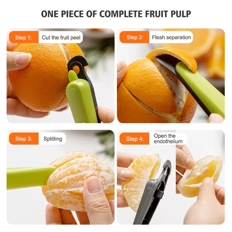 Orange Peeler Pulp Mango Peeler, Multifunctional Kitchen Tool for Lemon & Oranges