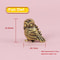 Mini Owl Statue, Retro Bird Animal Figurines Metal Brass Tea Pet Table Ornament for Home Decor