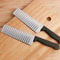 Durable Kitchen Gadgets, Stainless Steel Wavy French Fries Cutter, Potato Slicer Vegetable Chopper