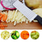 Durable Kitchen Gadgets, Stainless Steel Wavy French Fries Cutter, Potato Slicer Vegetable Chopper