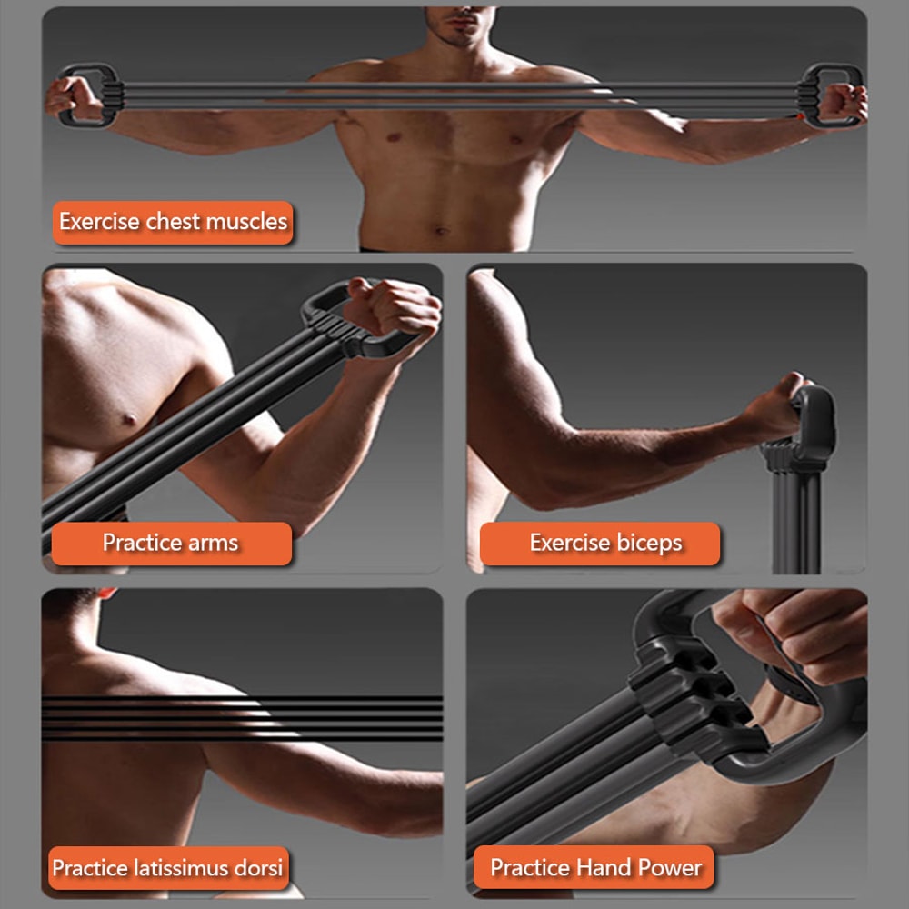 Fitness Adjustable Shoulder Back And Chest Muscle Trainer High Elasticity Arm Stretching Elastic Ro 4