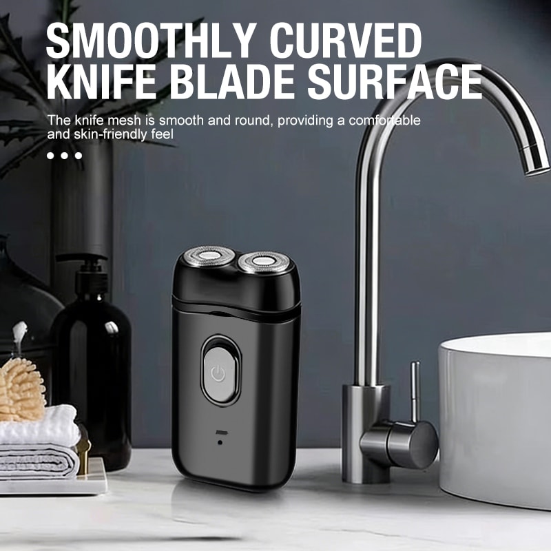 Double Headed Shaver, Men's Electric Portable Shaver, Multi-Functional USB Shaver