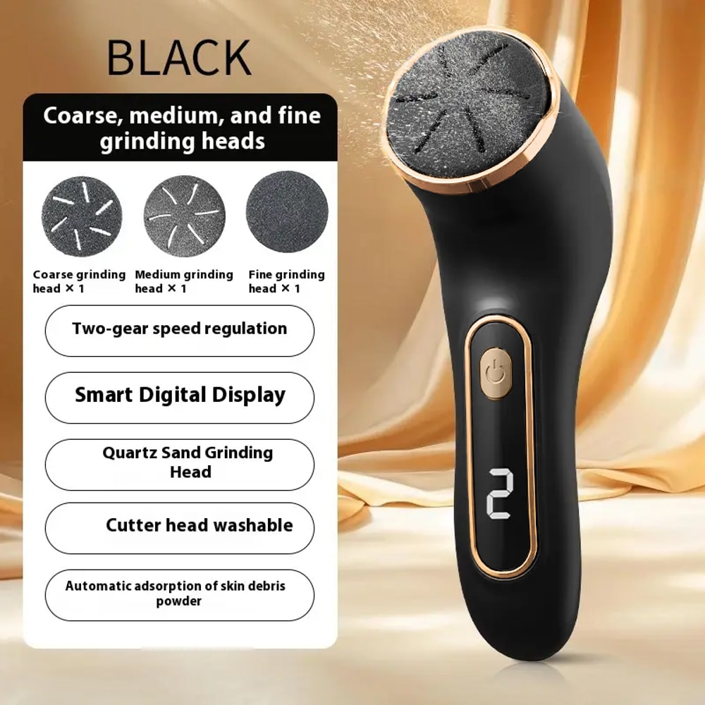 Portable Electric Foot Polisher, USB Charging, Perfect for Thick Skin on Feet