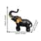 Accessible Luxury Black Gold Elephant Statue, Home Soft Decoration for Desktop Display