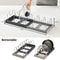 Kitchen Cabinet Organizers for Pots and Pans, Expandable Stainless Steel Rack, Drying Cookware Shelf