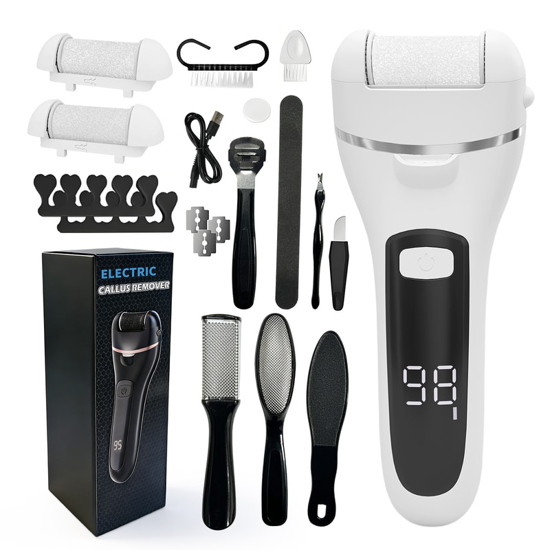 Professional Pedicure Machine, Rechargeable Electric Callus Remover, Foot File Grinder for Soft and Smooth Feet