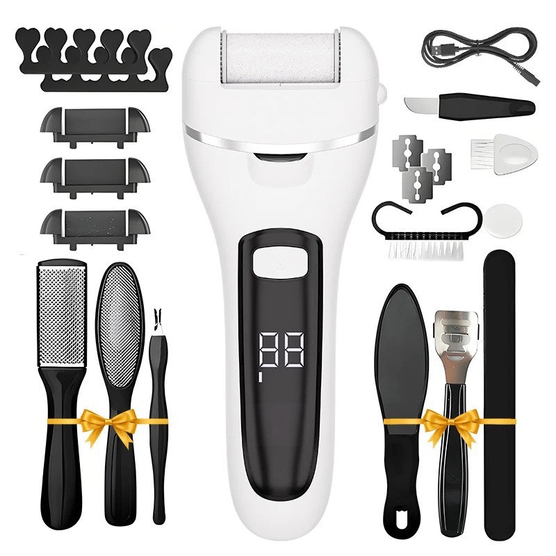Professional Pedicure Machine, Rechargeable Electric Callus Remover, Foot File Grinder for Soft and Smooth Feet
