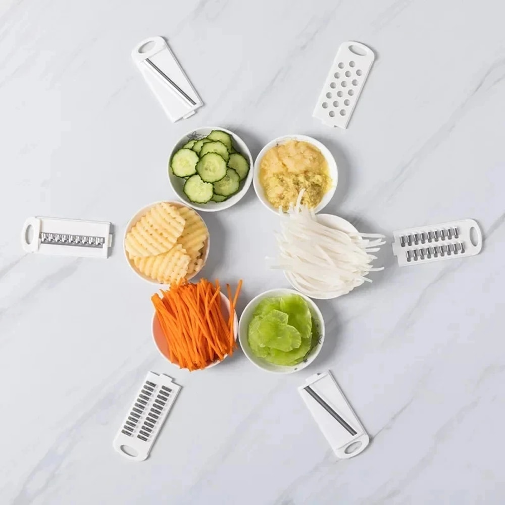 Vegetable Cutter Grater for Potatoes, Shred Slicer and Kitchenware Accessories Tools, Multi-Functional Design