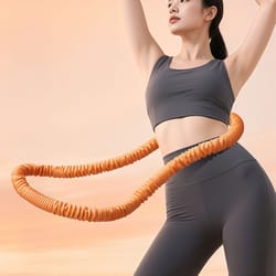 portable exercise ring, fitness circle for waist shaping, soft spring abdominal exercise ring for aerobic workouts