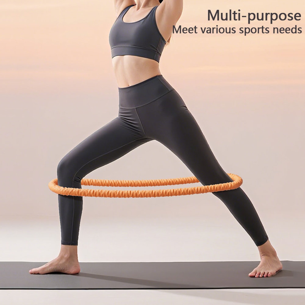 Portable Exercise Ring, Fitness Circle for Waist Shaping, Soft Spring Abdominal Exercise Ring for Aerobic Workouts