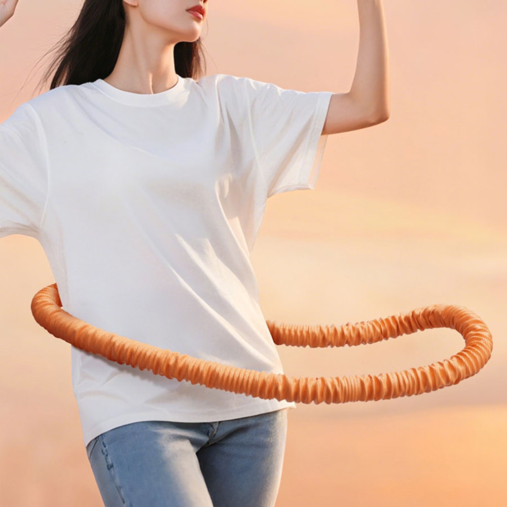 Portable Exercise Ring, Fitness Circle for Waist Shaping, Soft Spring Abdominal Exercise Ring for Aerobic Workouts