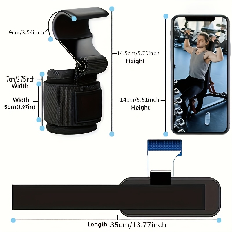 Strength Reduction Training Equipment for Squatting, Weightlifting, Pull Ups, Wristband Hook