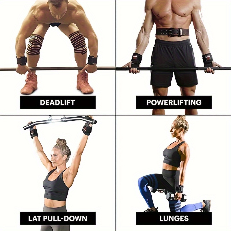 Strength Reduction Training Equipment for Squatting, Weightlifting, Pull Ups, Wristband Hook