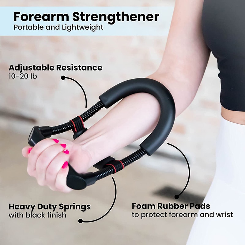 Finger Wrist Strengthening Set, Adjustable Forearm Hand Grip Strengthener Training Equipment