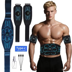 electronic muscle stimulator, ab toning belt muscle toner for abdomen arm body shaping