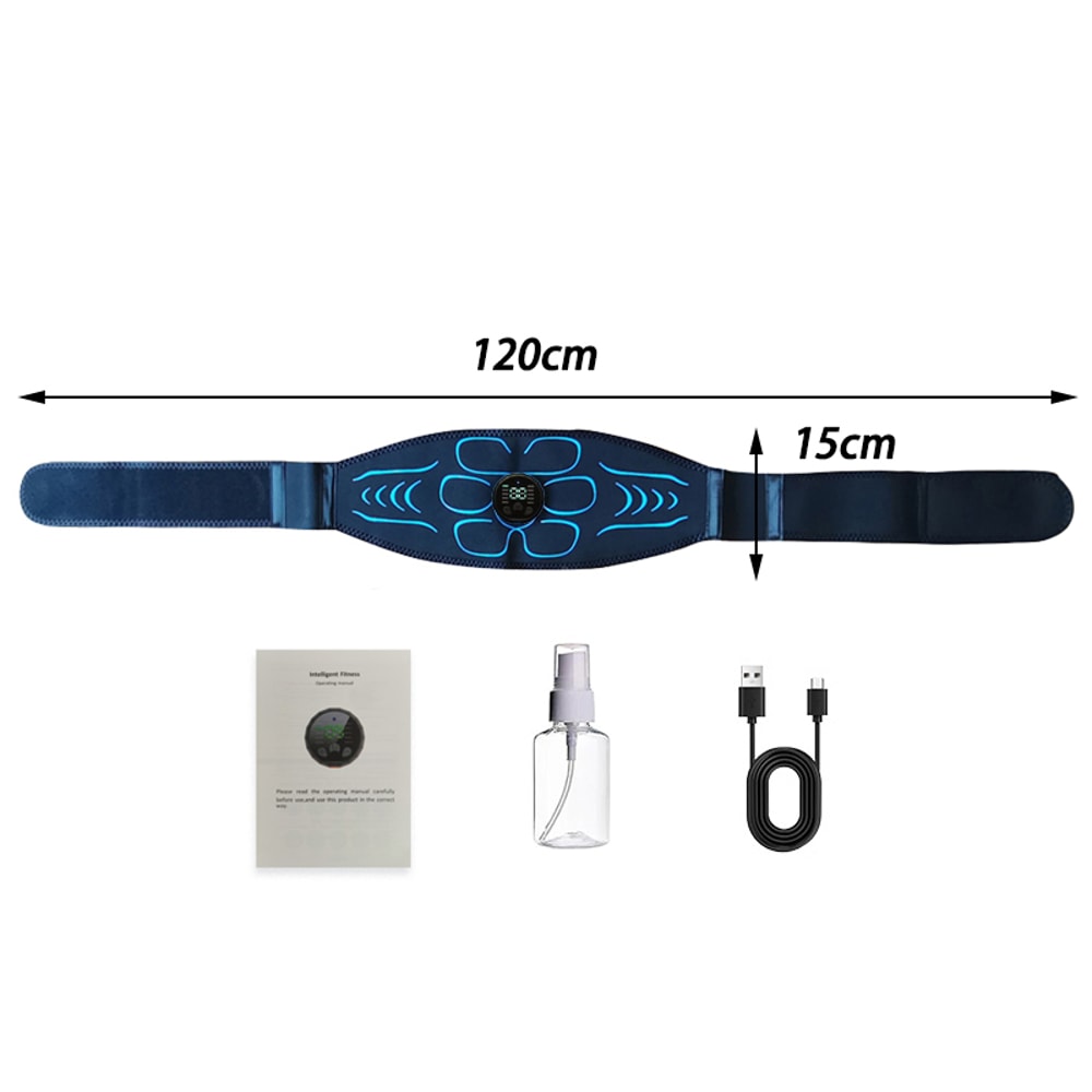 Electronic Muscle Stimulator Ab Toning Belt Muscle Toner For Abdomen Arm Body Shaping 6