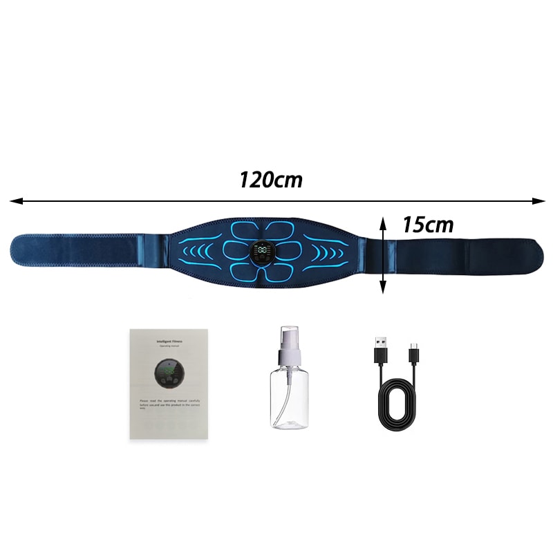 Electronic Muscle Stimulator Ab Toning Belt Muscle Toner For Abdomen Arm Body Shaping 6