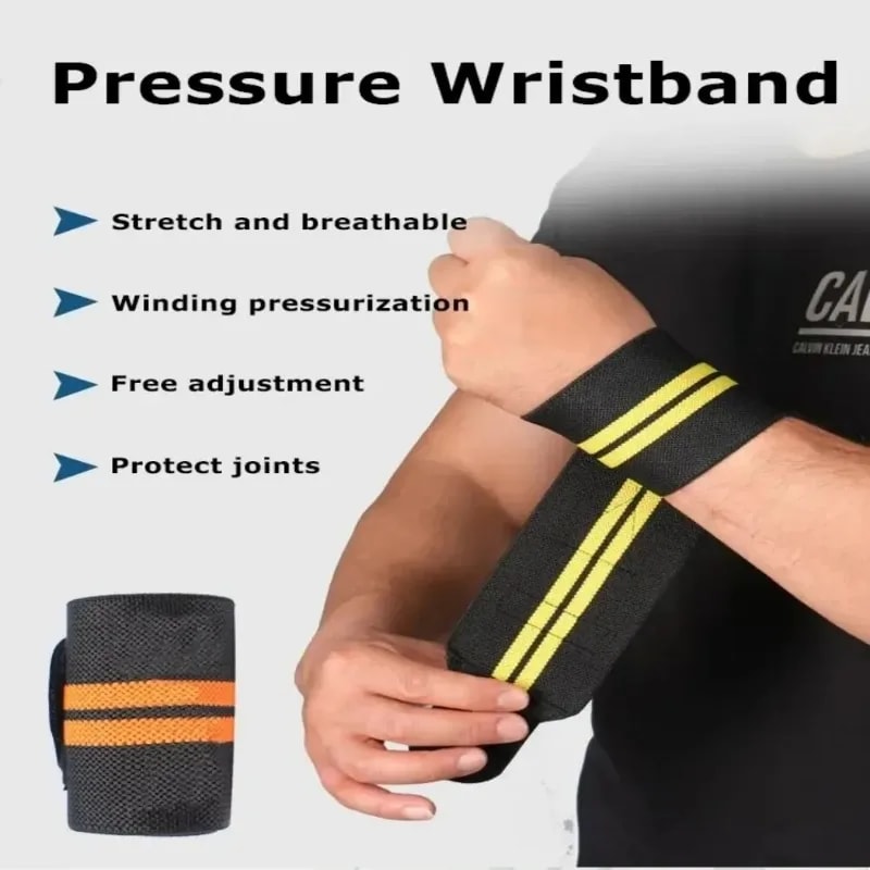 Elastic Wristband Wrist Fixers for Powerlifting, Adjustable Wrist Straps for Men and Women