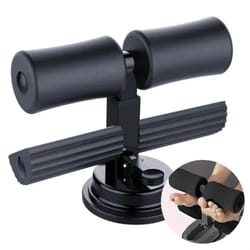 abdominal crunch machine, sit-up assistant, fitness equipment with double-suction-cup technology